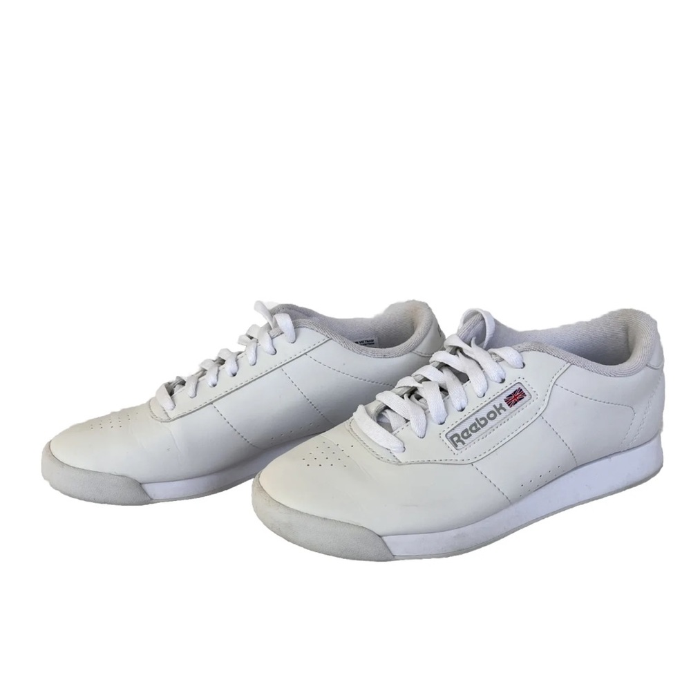 COPY - Reebok Womens Classic 1475 Princess White Casual Shoes Tennis Sneakers S…